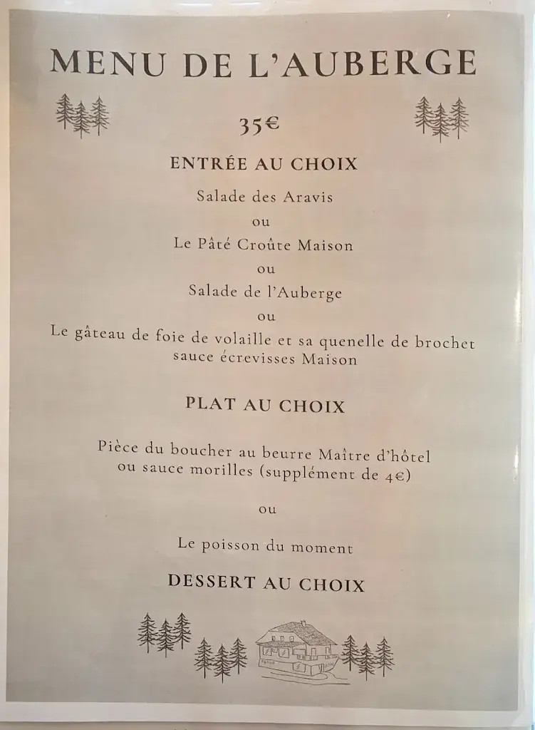 Menu_L'auberge De La Praille_Hauteville_image_3