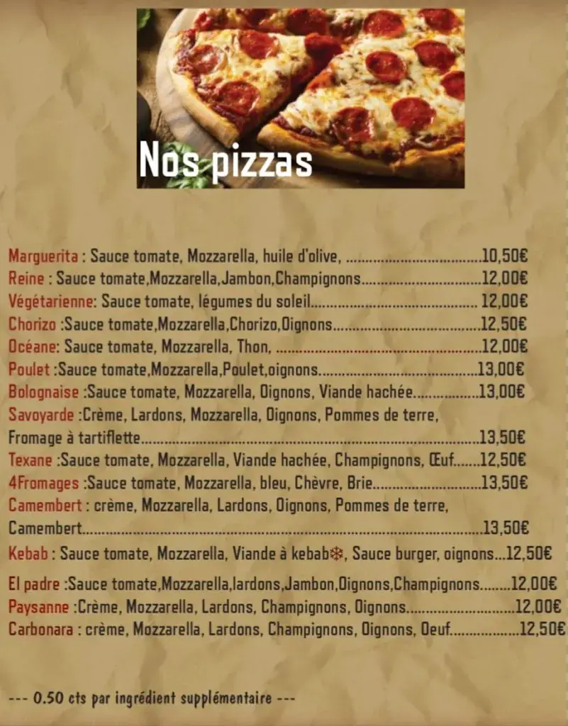 Menu_Brasserie Café de la place_Londinières_image_1