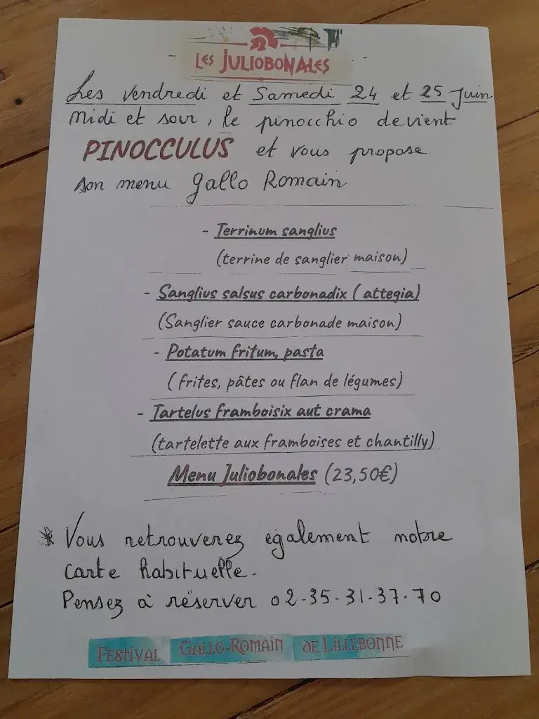 Menu_Le Pinocchio_Lillebonne_image_2