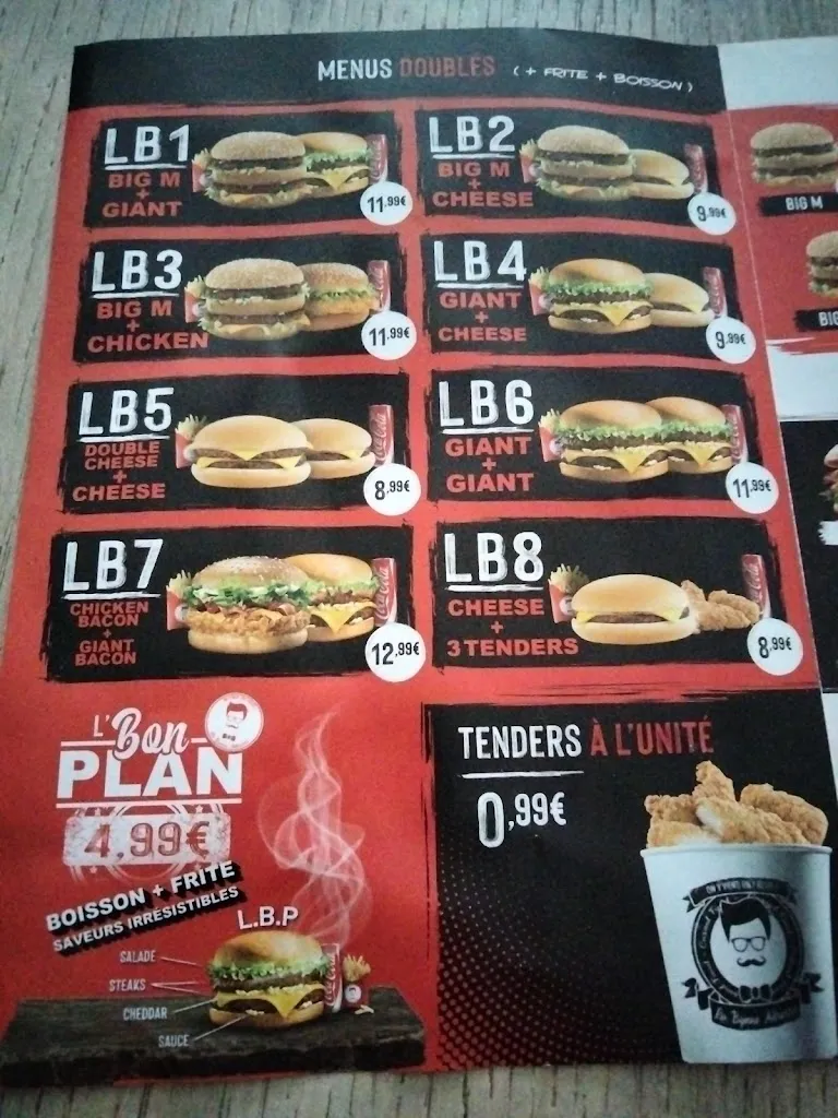 Menu_LA BONNE ADRESSE_Port-Jérôme-sur-Seine_image_1