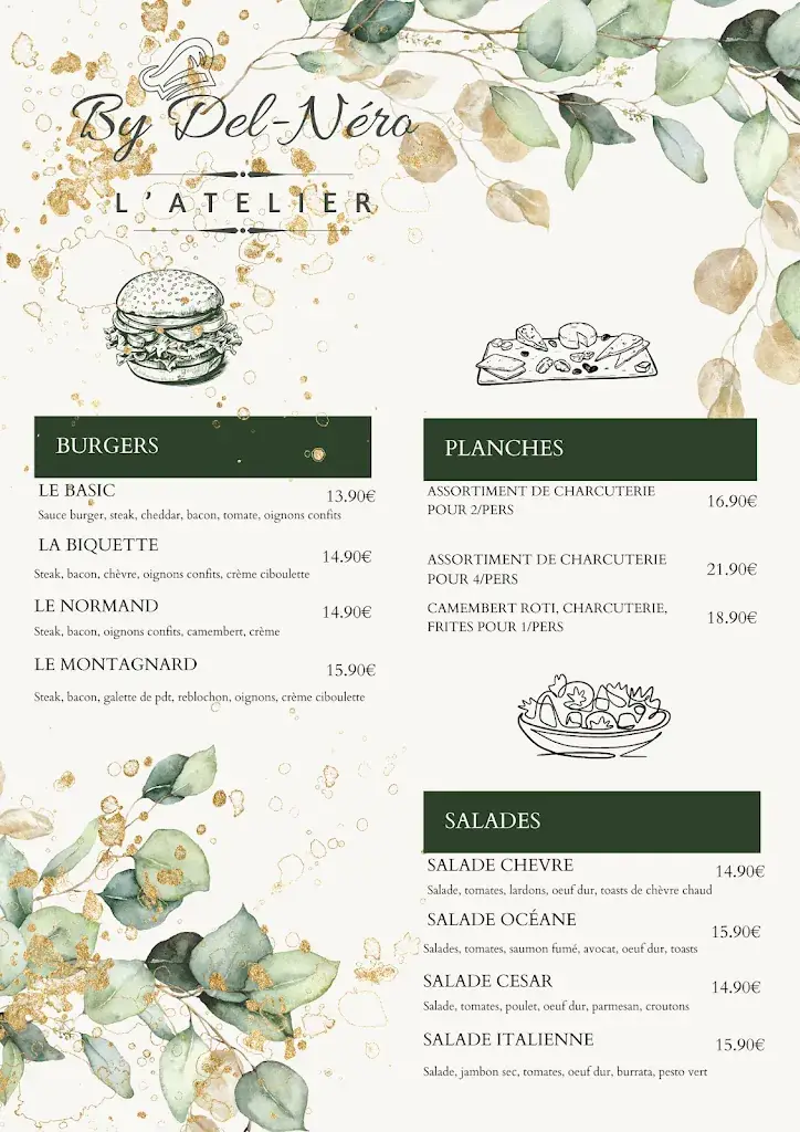 Menu_L’Atelier By Del-Nero_Luneray_image_1
