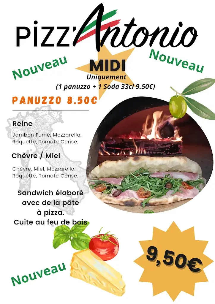 Menu_Pizza Antonio La Pizza Cuite au Feu de Bois_Luneray_image_4
