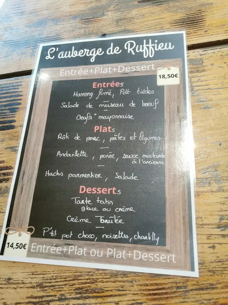Menu_Le Relais Saint Didier_Valromey_image_2