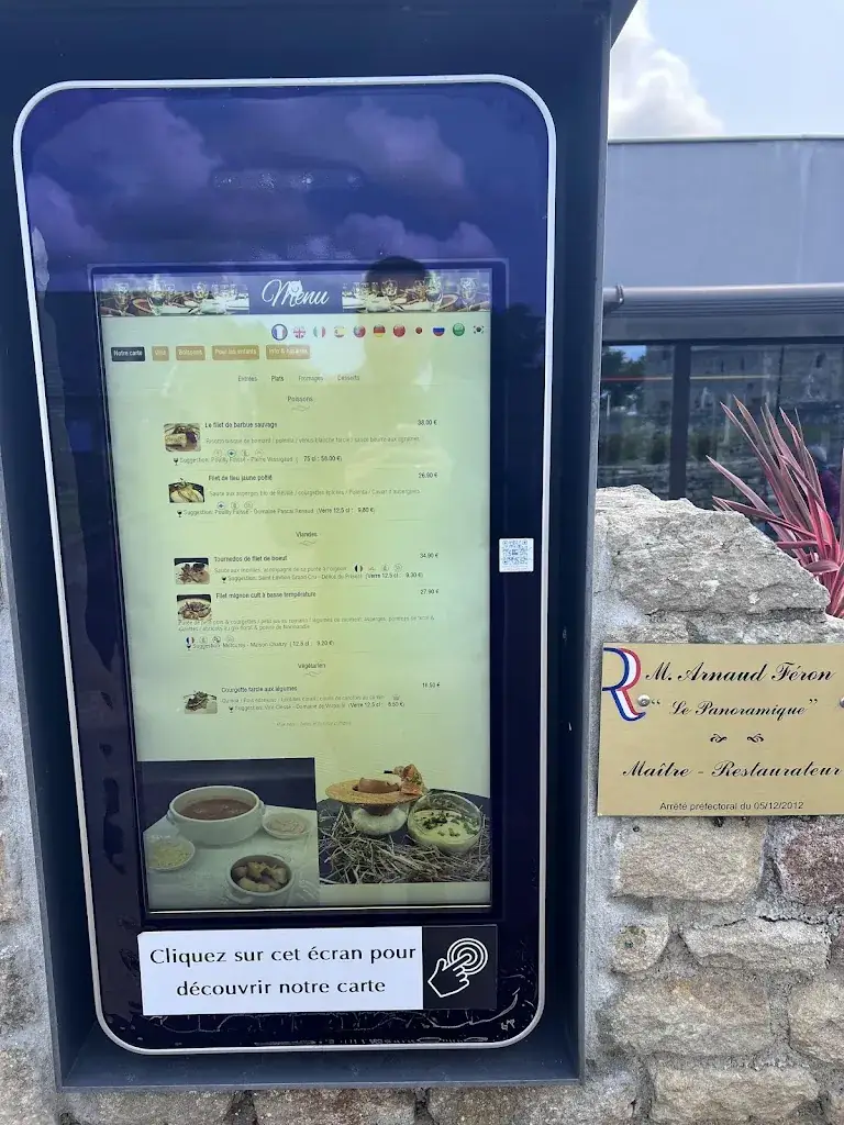 Menu_Restaurant Le Panoramique_Pernelle_image_1