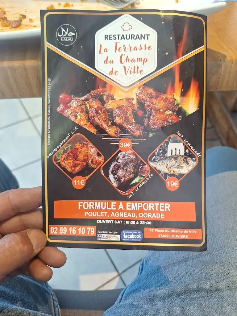 Menu_LA TERASSE DU CHAMP DE VILLE_Louviers_image_2