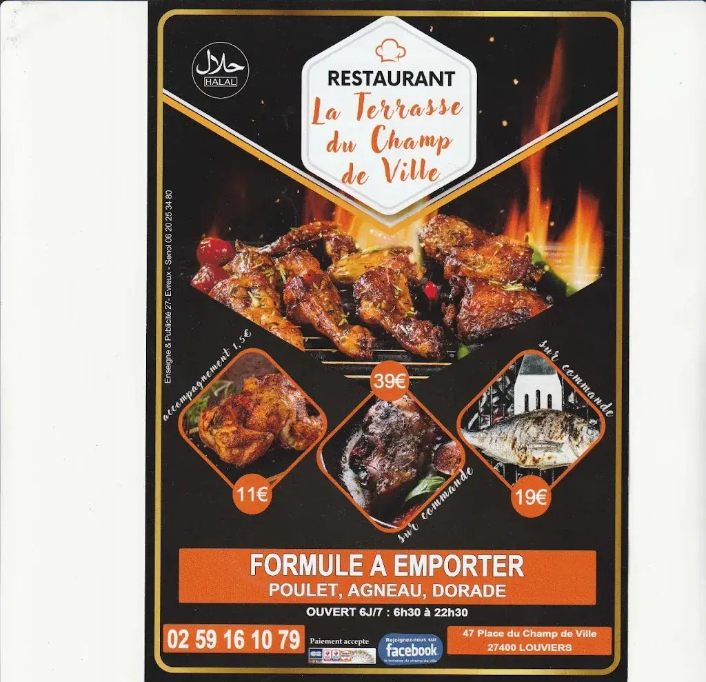 Menu_LA TERASSE DU CHAMP DE VILLE_Louviers_image_3