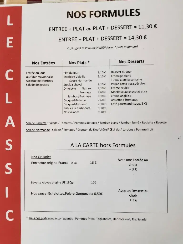 Menu_Le Classic_Louviers_image_2
