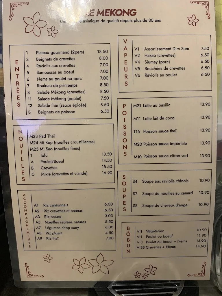 Menu_Le Mékong_Louviers_image_2