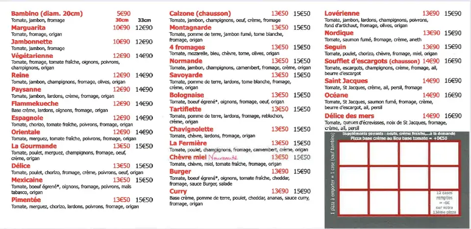 Menu_PIZZA GOURMANDE_Louviers_image_2