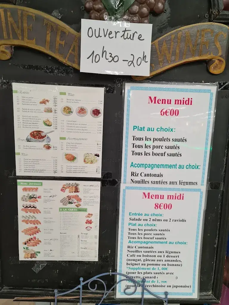 Menu_Aux Delices de Jeannes - Specialités Chinoises et Japonaises_Louviers_image_2