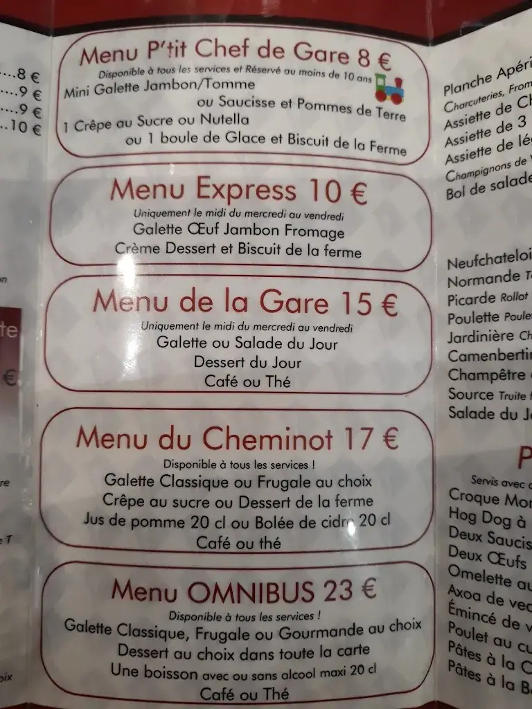 Menu_Les Tables de la Gare_Neufchâtel-en-Bray_image_4