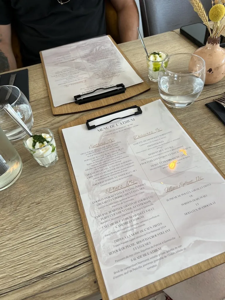 Menu_L’Atrium Cuisine locale_Merville-Franceville-Plage_immagine_3