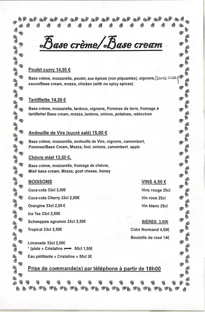 Menu_L' Artimon_Merville-Franceville-Plage_imagen_1