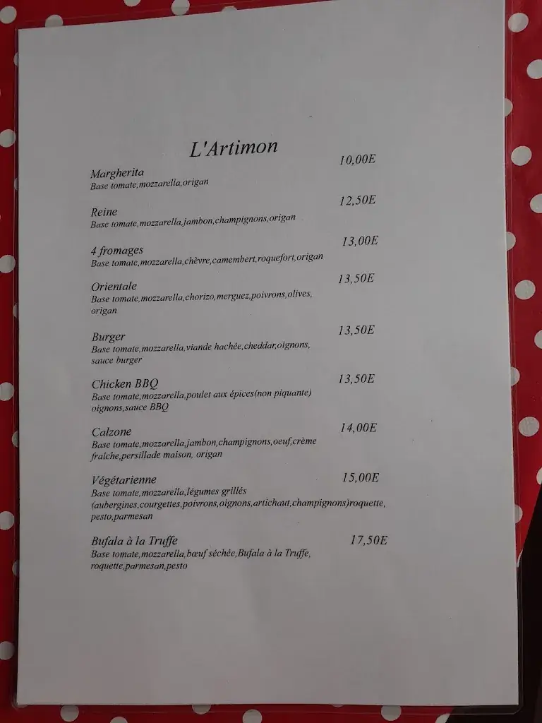 Menu_L' Artimon_Merville-Franceville-Plage_imagen_4