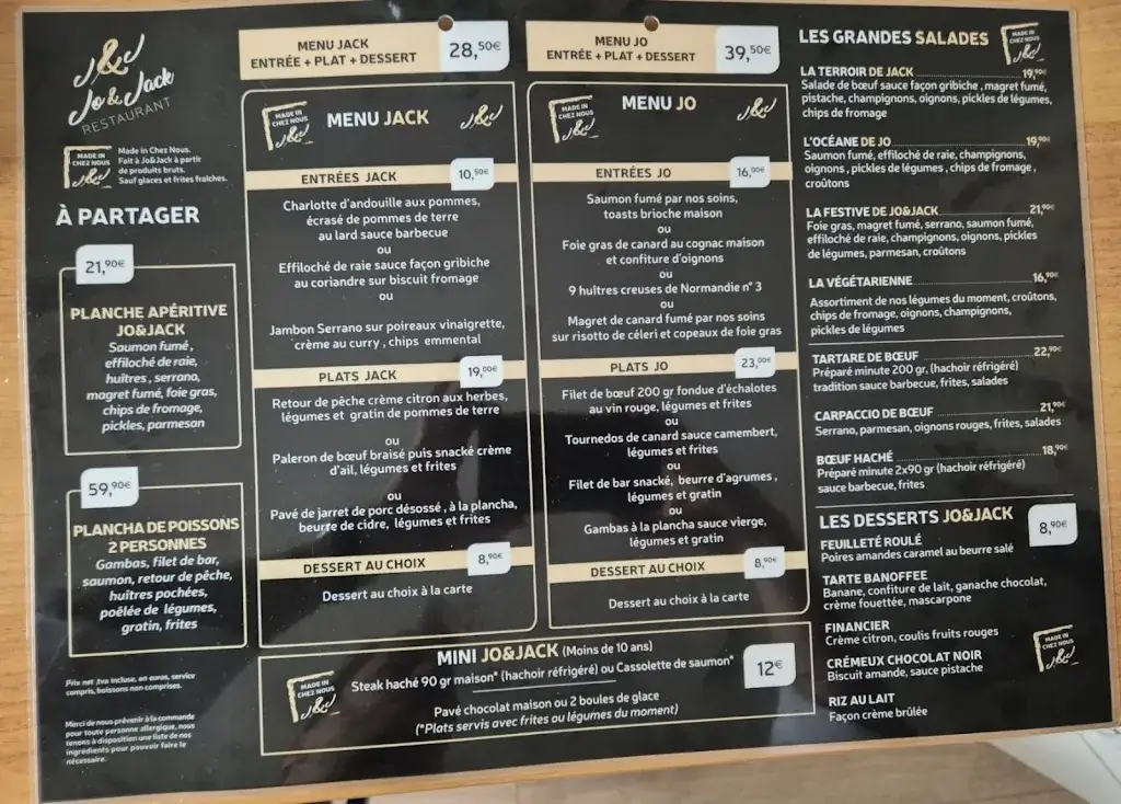 Menu_Jo Et Jack_Ouistreham_image_1