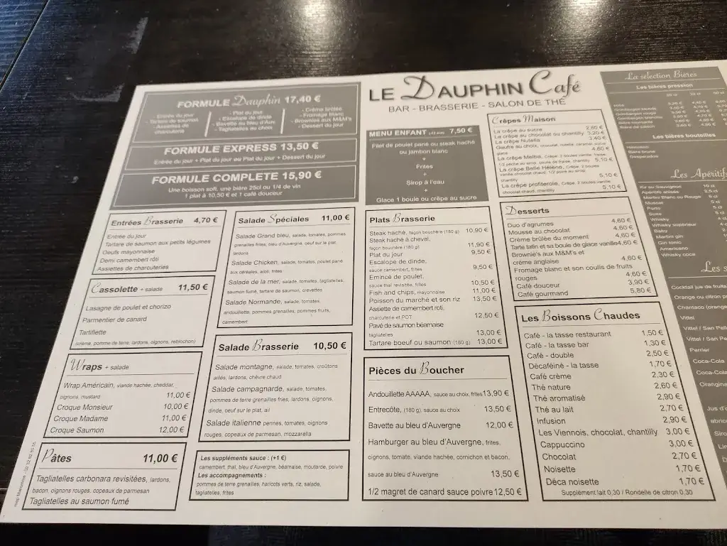 Menu_Le Dauphin café_Mont-Saint-Aignan_immagine_2
