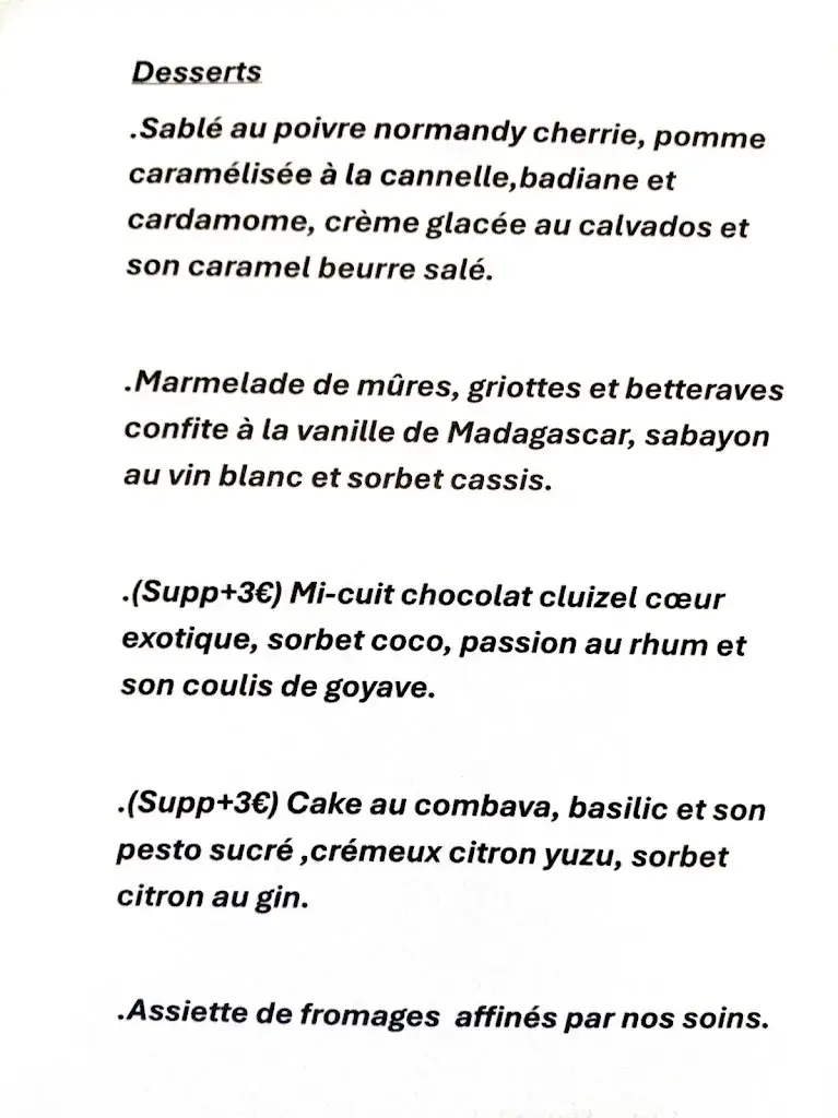 Menu_Restaurant de la Paquine_Ouilly-du-Houley_image_1