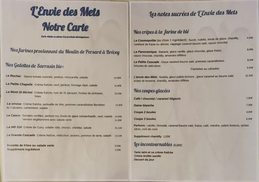 Menu_L'envie Des Mets_Mortain-Bocage_image_1