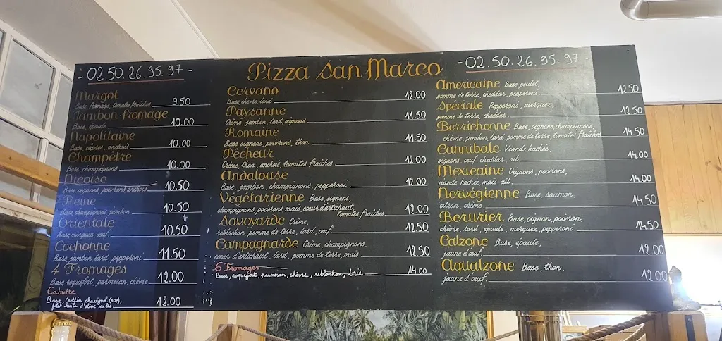 Menu_Pizza San Marco Mortain_Mortain-Bocage_image_3