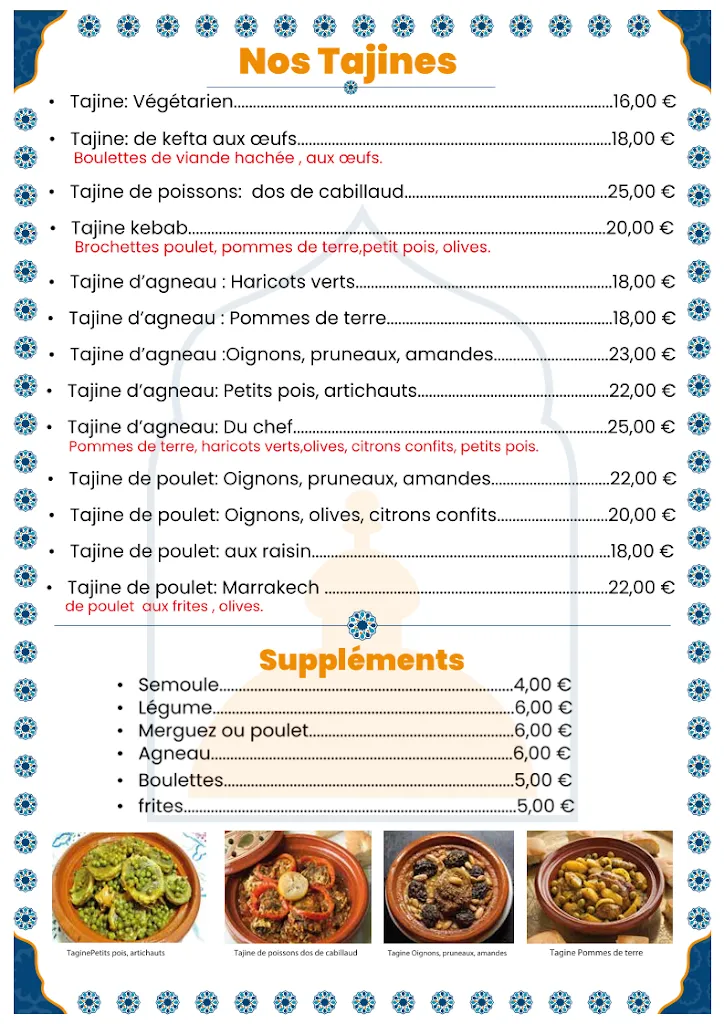 Menu_Restaurant Bar Marrakech_Sourdeval_image_1