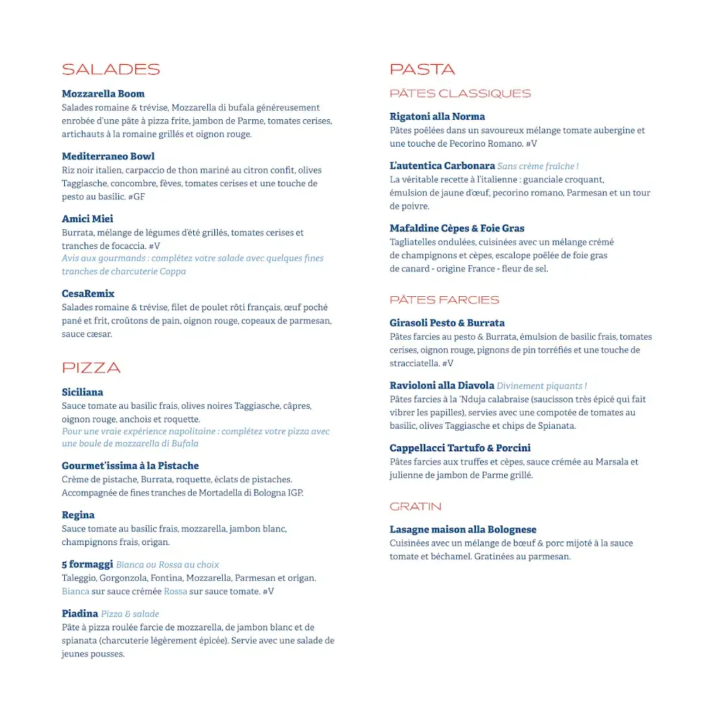 Menu_Il Ristorante Le restaurant italien de Rouen_Petit-Couronne_image_2