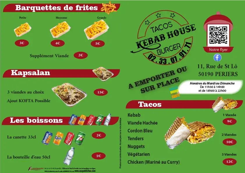 Menu_Kebab House_Périers_immagine_2