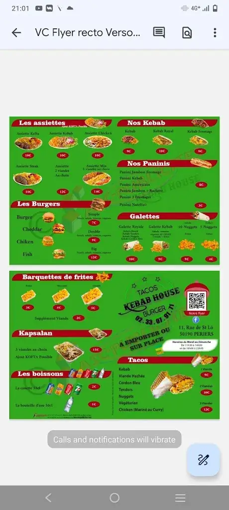 Menu_Kebab House_Périers_immagine_3