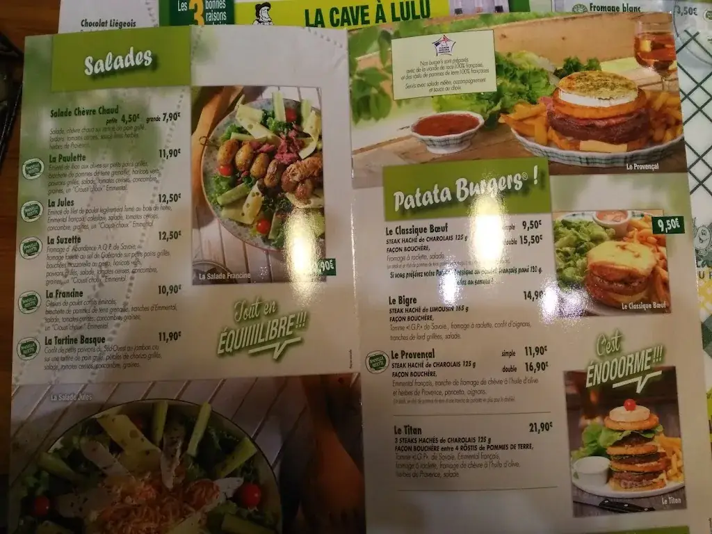 Menu_La Pataterie Pissy Pôville (Rouen)_Pissy-Pôville_image_1