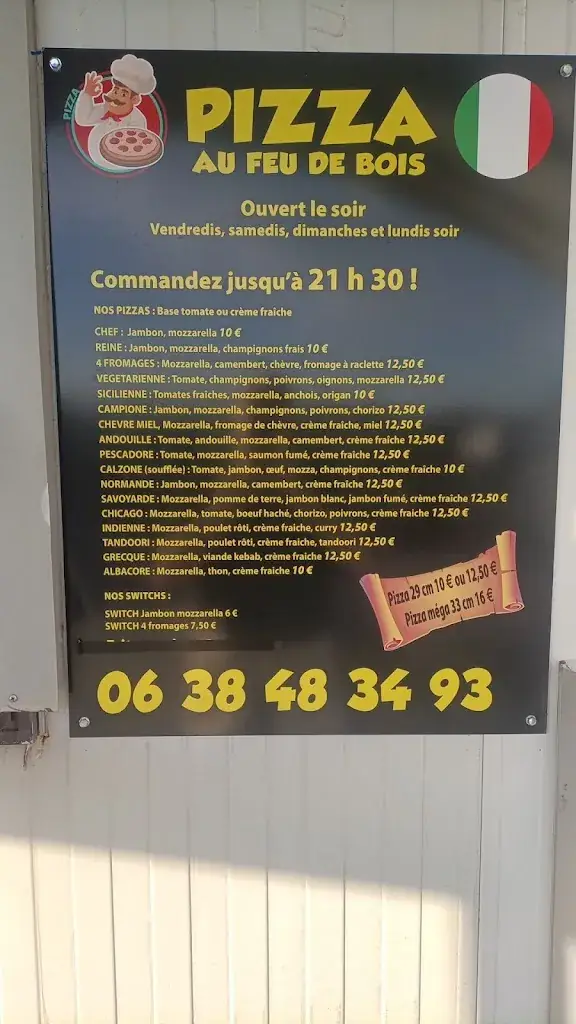 Menu_La Pizza au feu de bois_Pirou_image_2