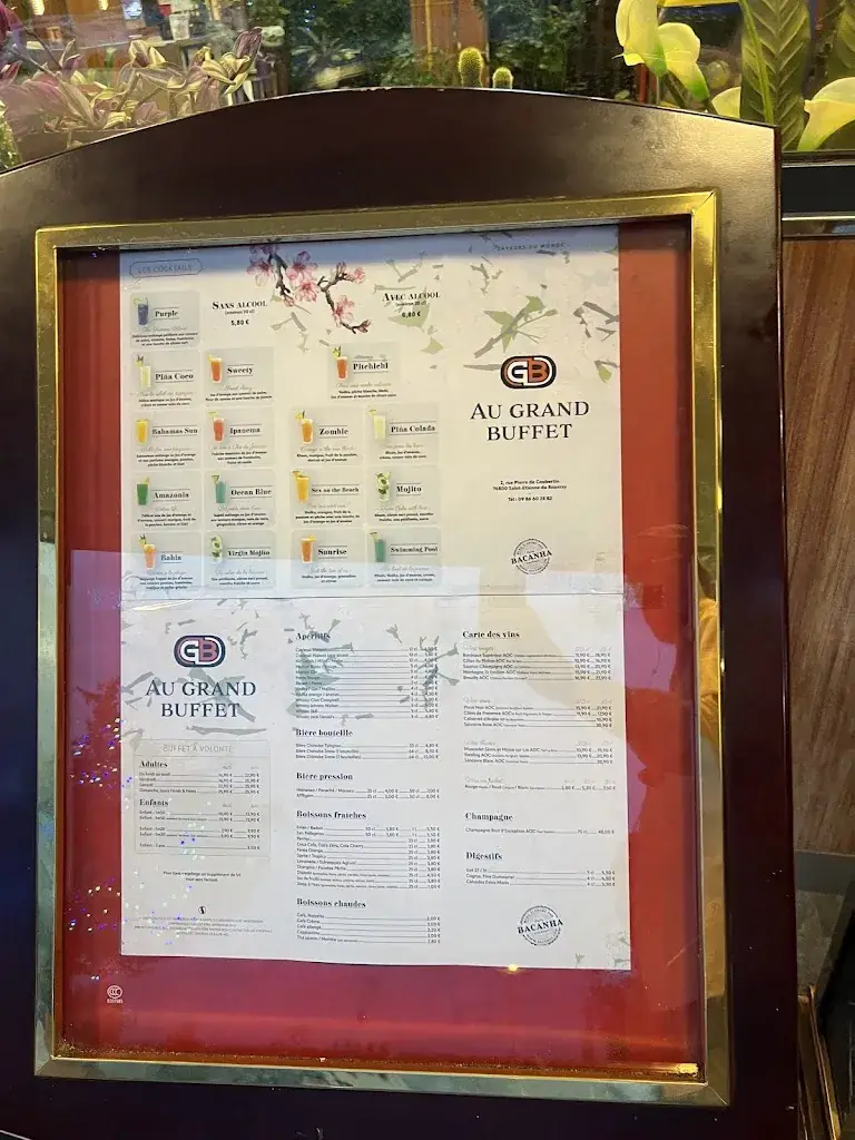 Menu_Restaurant AU GRAND BUFFET_Saint-Étienne-du-Rouvray_image_1