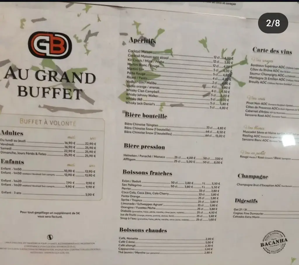 Menu_Restaurant AU GRAND BUFFET_Saint-Étienne-du-Rouvray_image_3