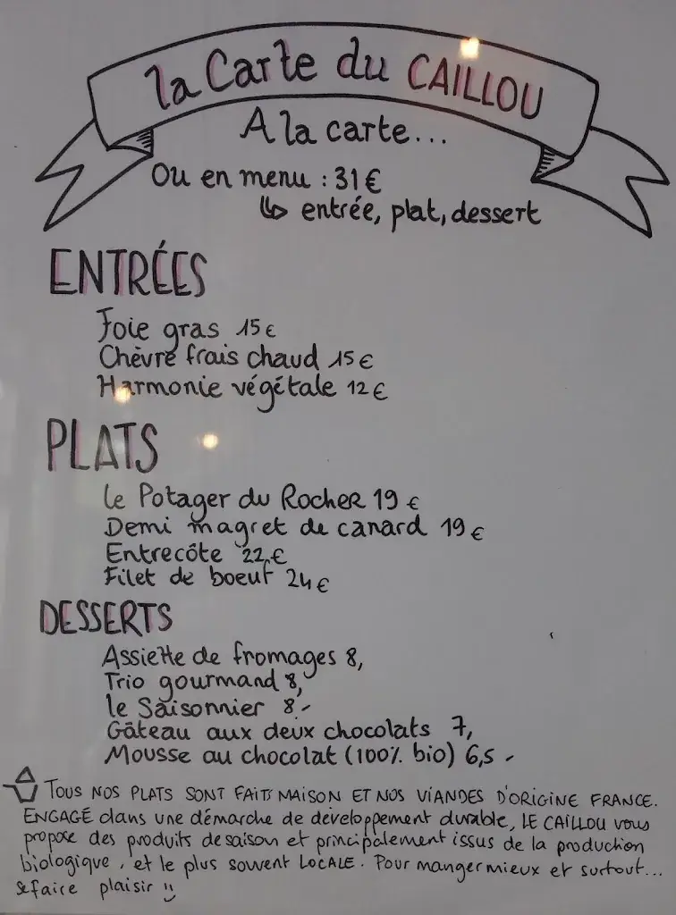 Menu_Le Caillou - Restaurant et Café_Saint-Philbert-sur-Orne_image_4