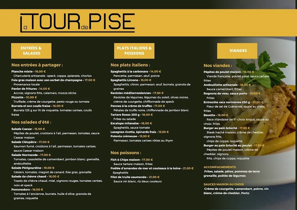 Menu_La Tour de Pise_Pont-Audemer_imagen_1