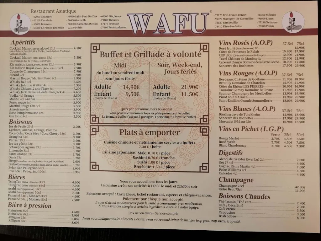 Menu_WAFU Restaurant_Pont-Audemer_immagine_2