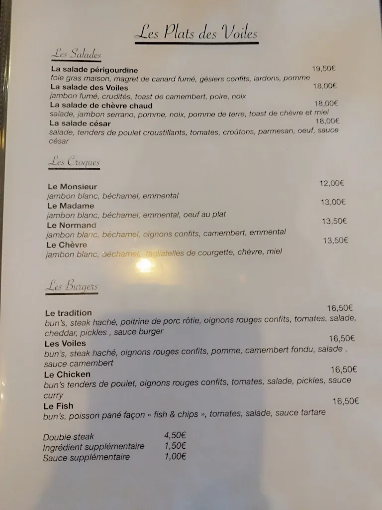 Menu_LES VOILES_Port-Bail-sur-Mer_image_1