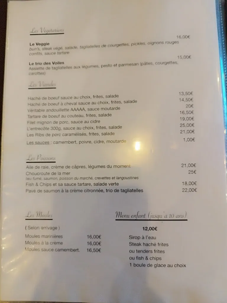 Menu_LES VOILES_Port-Bail-sur-Mer_image_2