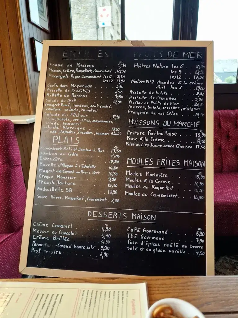 Menu_RESTAURANT AU RENDEZ-VOUS DES PECHEURS_Port-Bail-sur-Mer_image_4