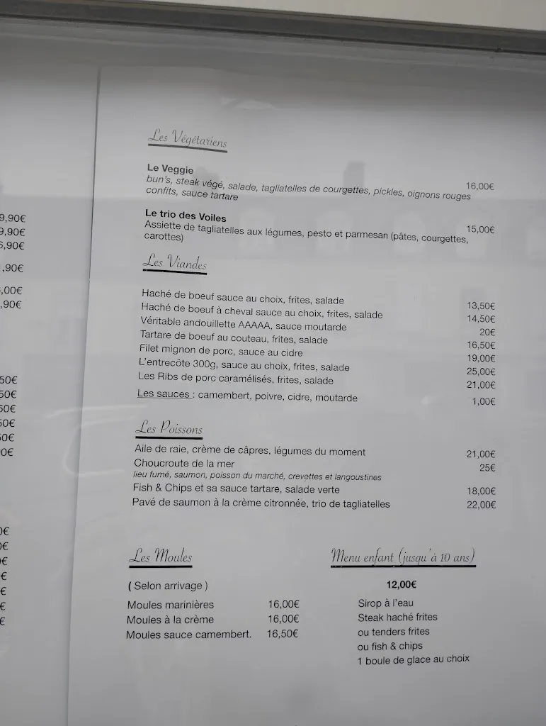 Menu_Restaurant Les Voiles & Appart'hôtels Le Cotentin_Port-Bail-sur-Mer_image_2