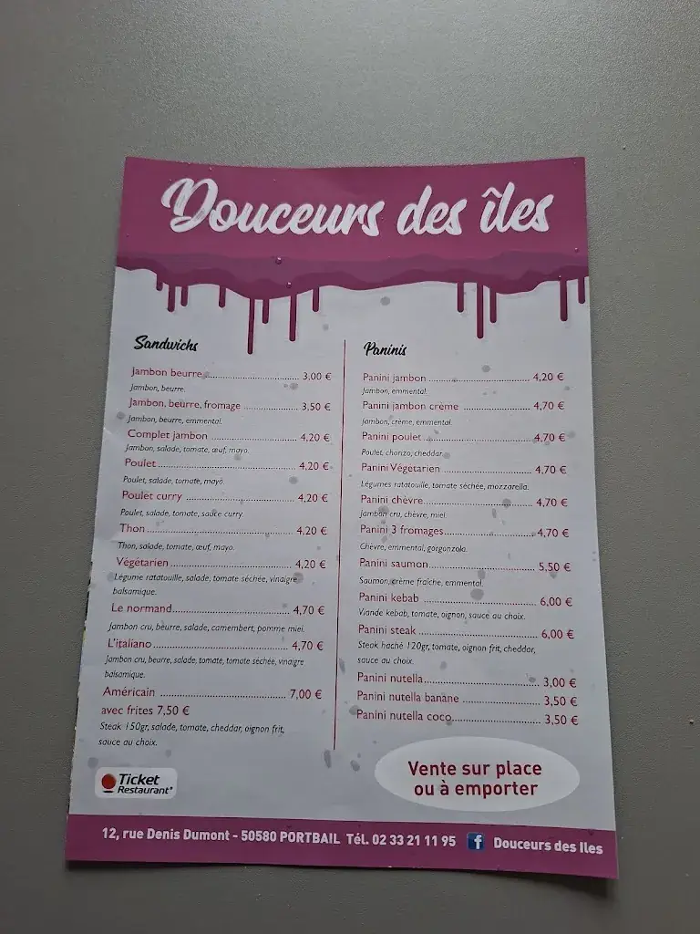 Menü_Douceurs Des Îles_Port-Bail-sur-Mer_Bild_1