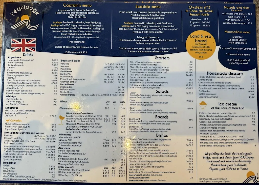Menu_L'équipage_Port-en-Bessin-Huppain_image_2