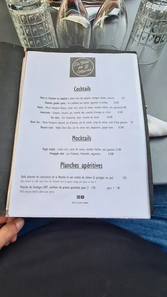 Menü_La Table des 2 Marcel_Port-en-Bessin-Huppain_Bild_2