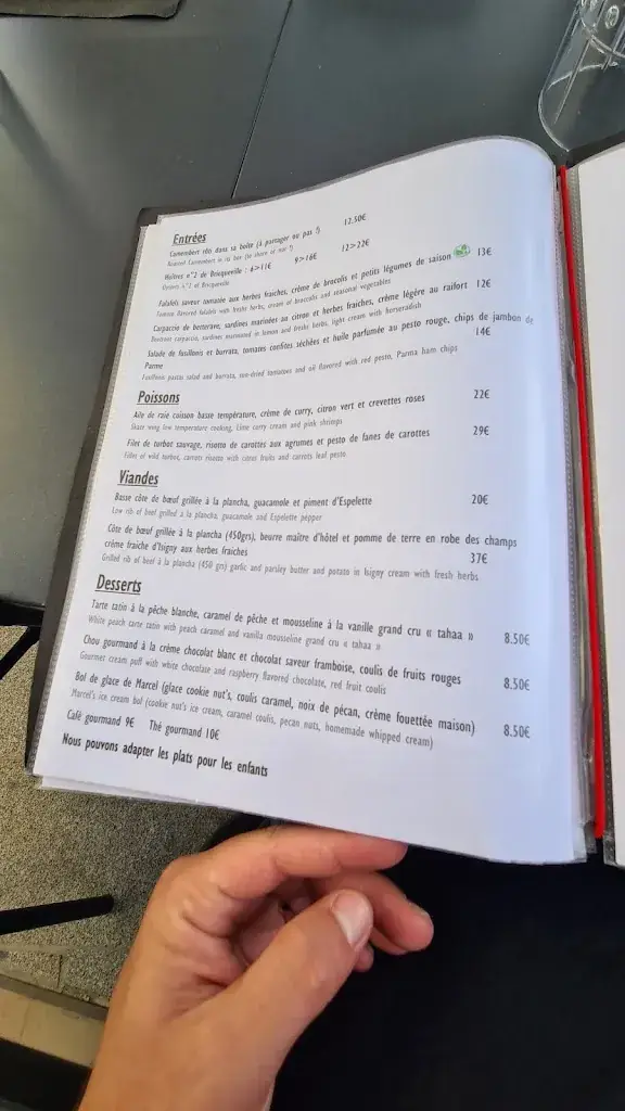 Menü_La Table des 2 Marcel_Port-en-Bessin-Huppain_Bild_3