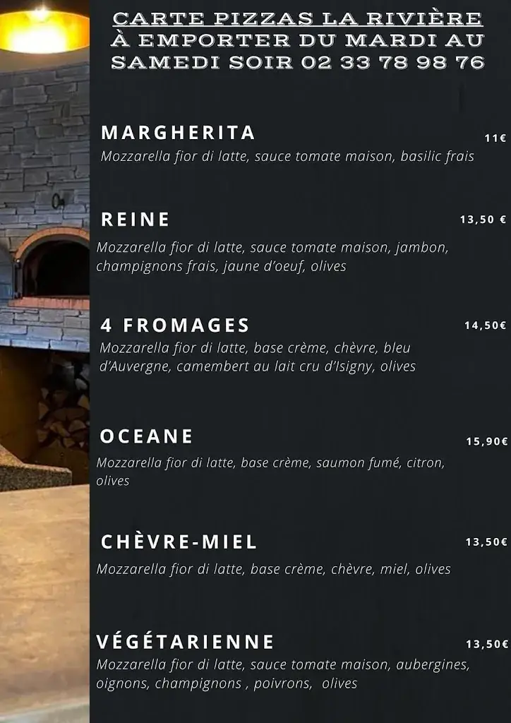 Menu_Restaurant La rivière_Hague_image_2