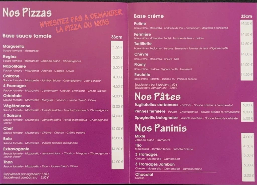 Menu_La Potine_Potigny_imagen_1