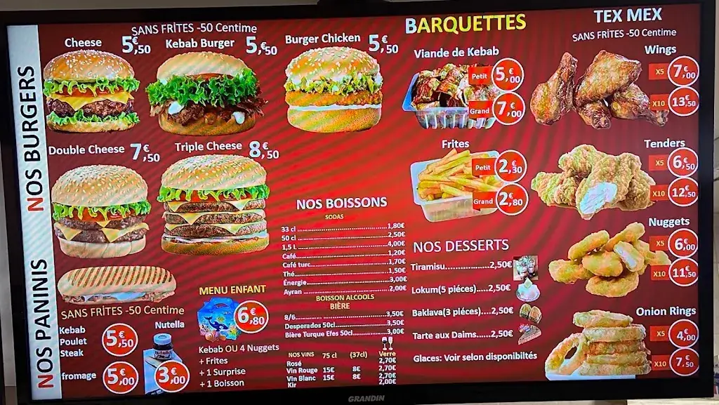 Menu_Istanbul Kebab pontorson mont saint michel_Pontorson_image_1