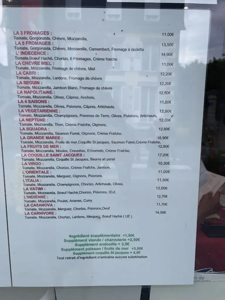 Menu_pizzeria la squadra_Pontorson_immagine_1