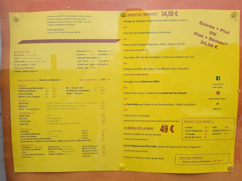 Menu_Le Sillon de Bretagne_Tanis_image_2