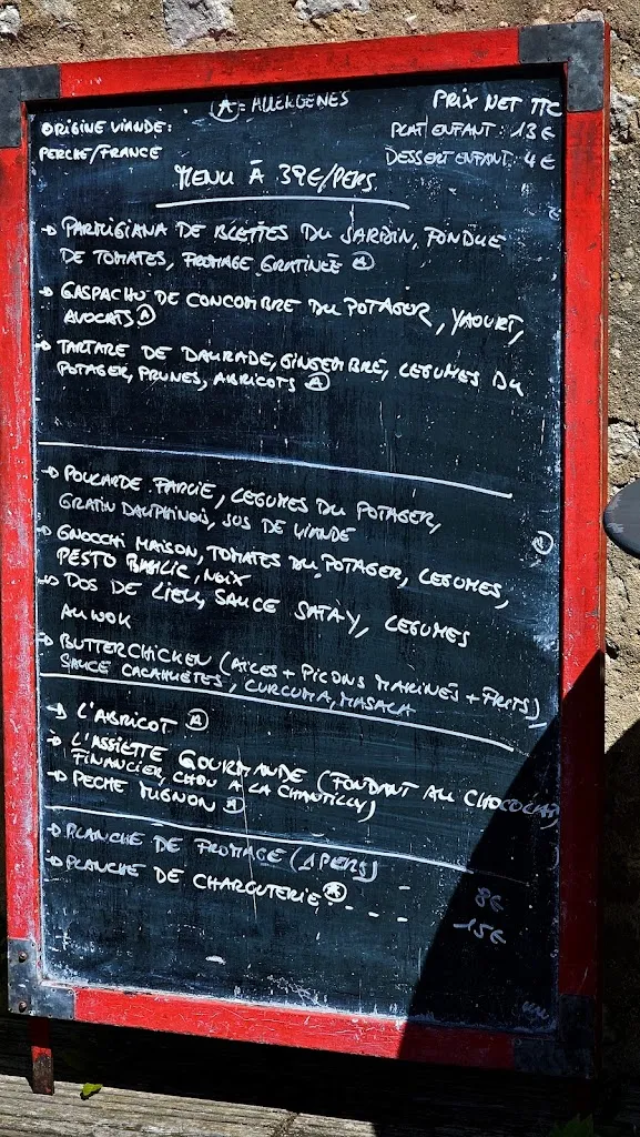 Menu_Bistrot des ecuries- Restaurant, gîtes et chambres d hôtes dans le Perche_Huisne_image_1