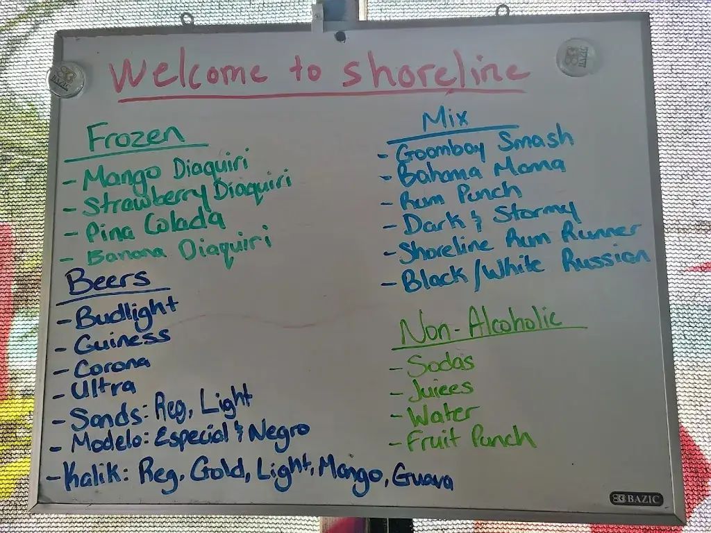 Menu_Shoreline Beach Resort_Bahamas_image_1