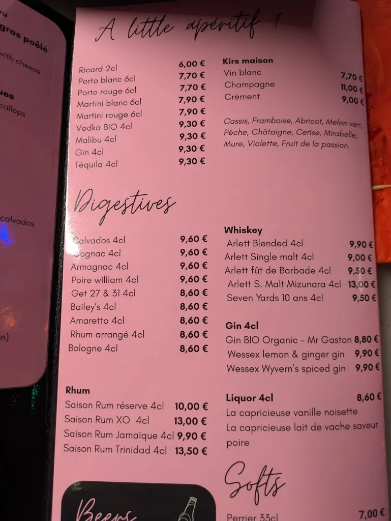 Menu_Le Kitsch_Rouen_image_2